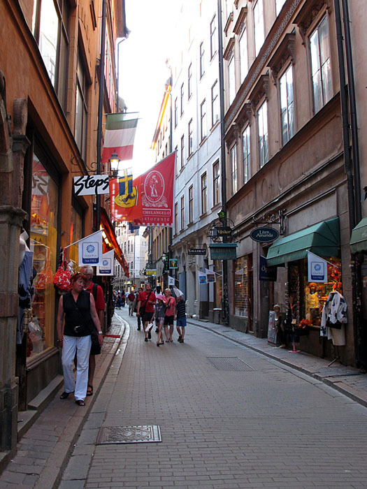 Die Touristenstraße Drottninggatan