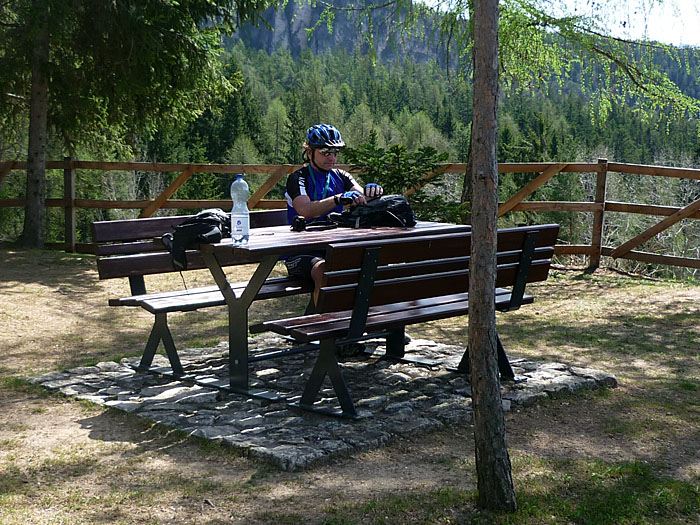 Kurze Müsliriegel-Rast - Pinkelpause klingt so ordinär ;-)
