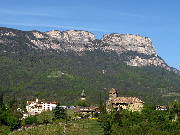 Die Berge linkerhand