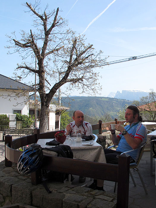 Cappuccino-Pause