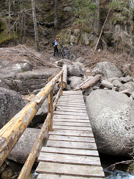 Noch eine wackelige Brücke