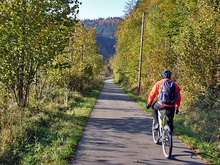 Hier sind wir schon wieder auf der Rückfahrt