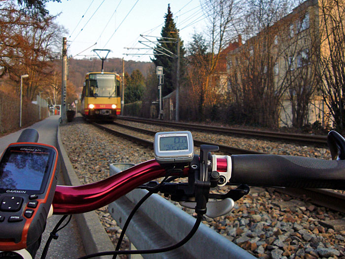 Straßenbahn nach Karlsruhe