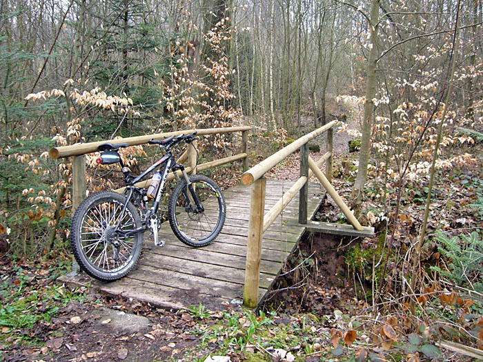 Rutschige Brücke