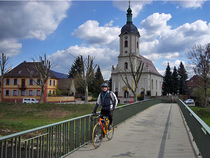 Auf der Brücke in Bad Rotensol