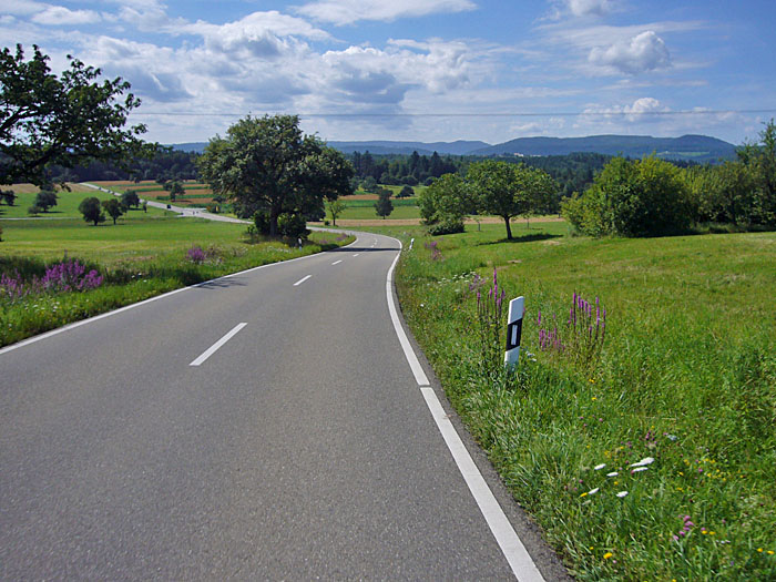 Schönes Wetter zum Radfahren