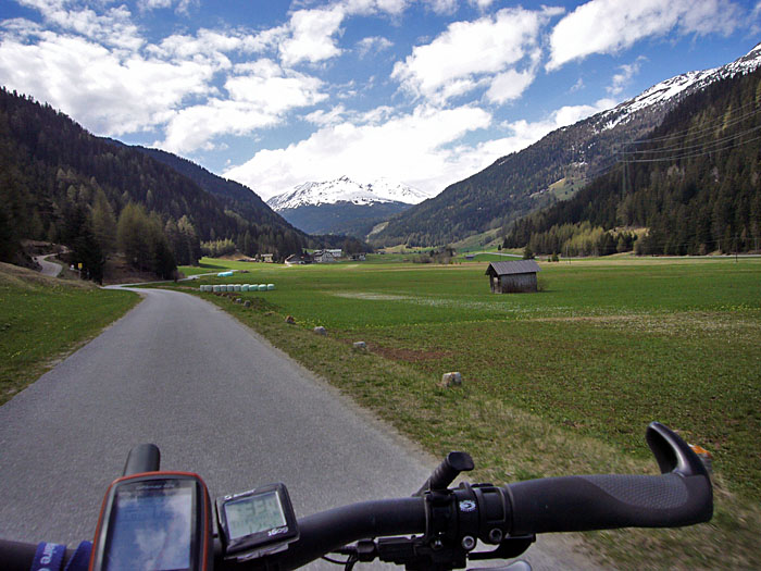 Auffahrt zum Reschenpass