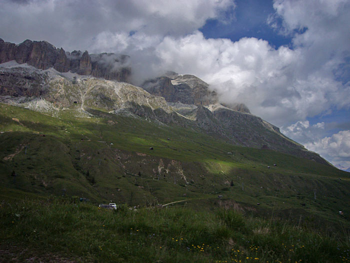 Für die Berge haben wir heute eher keinen Blick