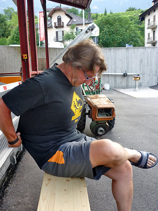 Bauch einziehen für's Foto ;-)