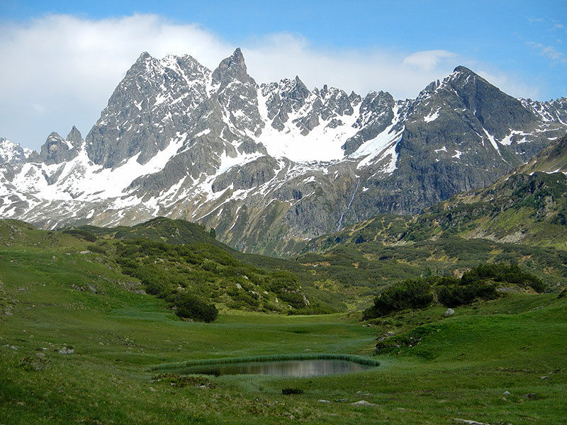 ... und die Landschaft schön