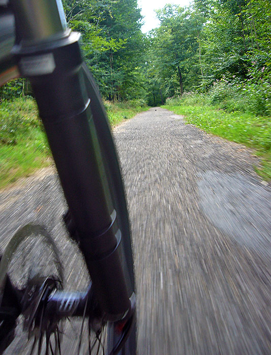 Auf dem Albtal-Radweg ...