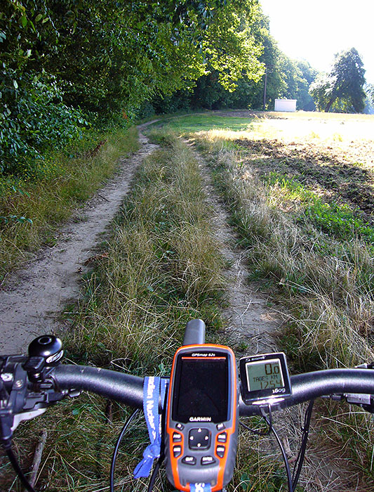 Feldweg ins Tal