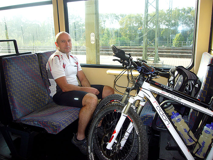 Im Zug lässt es sich entspannt reisen ;-)