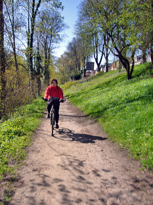 Start in Lüneburg am Flüsschen Ilmenau