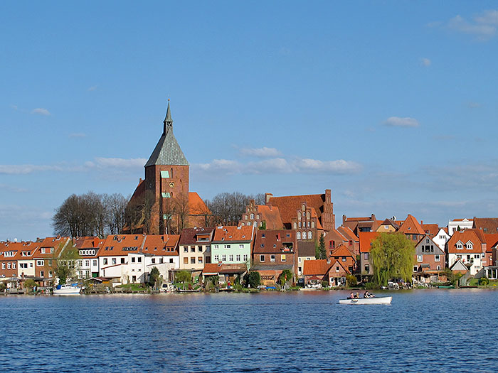 Blick auf die Eulenspiegelstadt Mölln