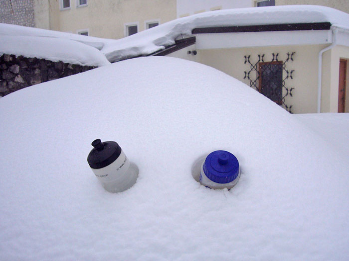 Die Schneebar ist eröffnet ;-)