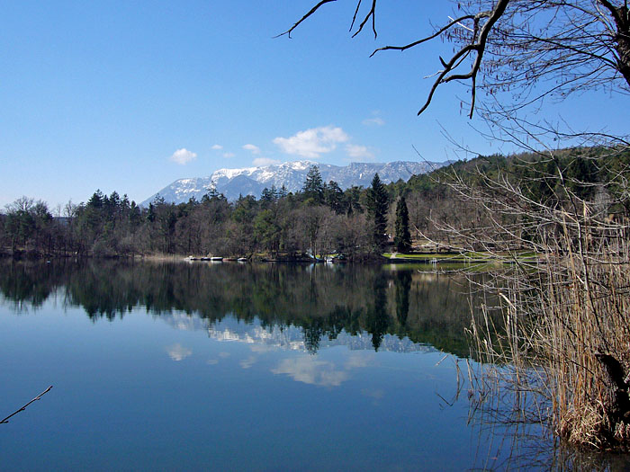 Am großen Montiggler See