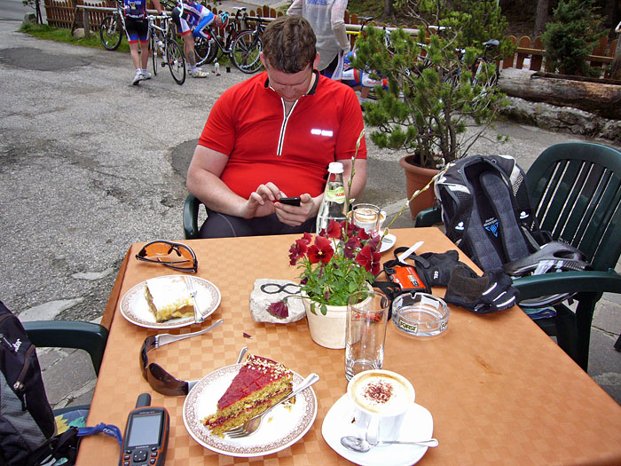 Kuchen auf dem Gampenpass ;-)