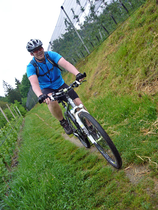 Auf dem Wiesenweg rollt es wie von selbst