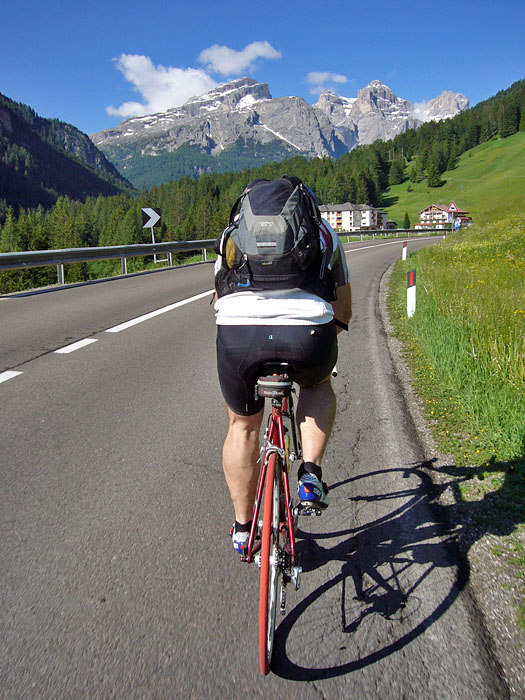 ... können wir die schönen Berge schon genießen