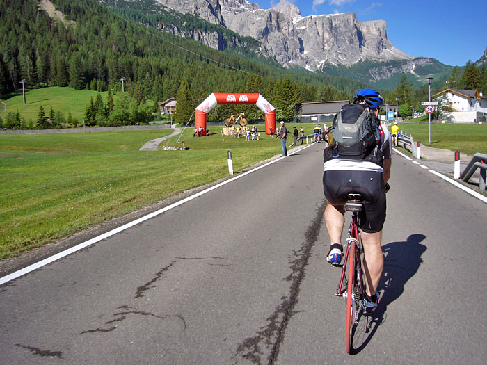 In Corvara ist unser eigentlicher Start