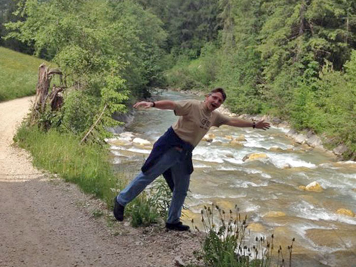 Wer wird sich denn gleich in den Fluss werfen? ;-)