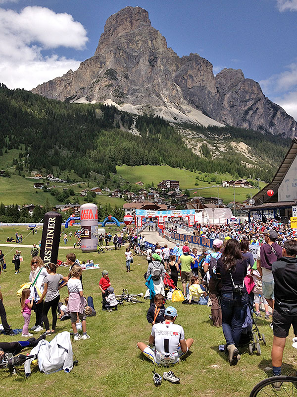 Gabriele und Sepp sind nach 106 km im Ziel