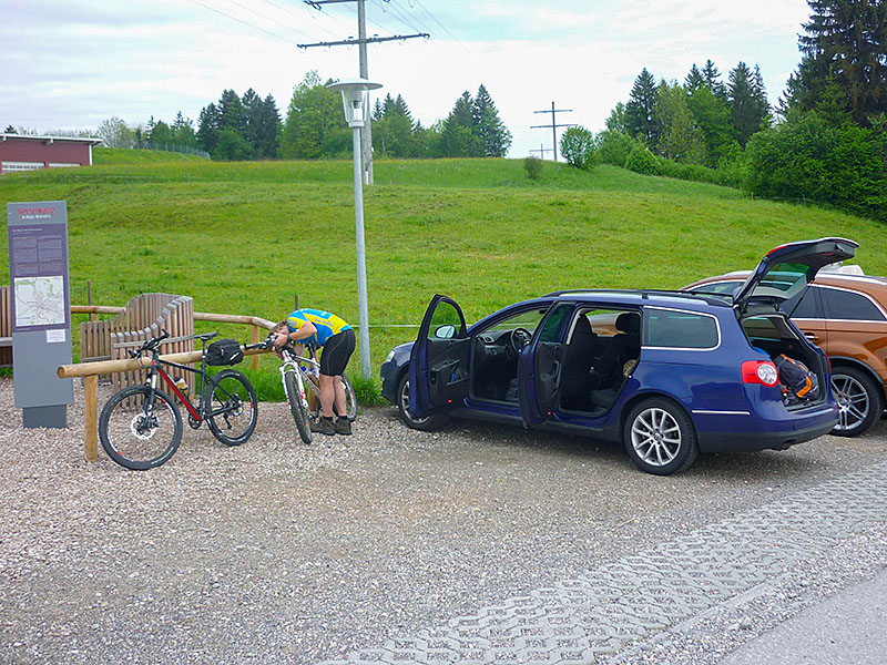 ... und erreichen etwas später als gedacht unser Auto