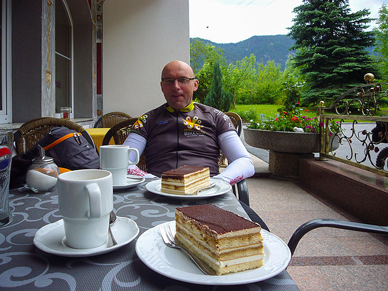In Nassereith belohnen wir uns für die Anstrengungen ;-)