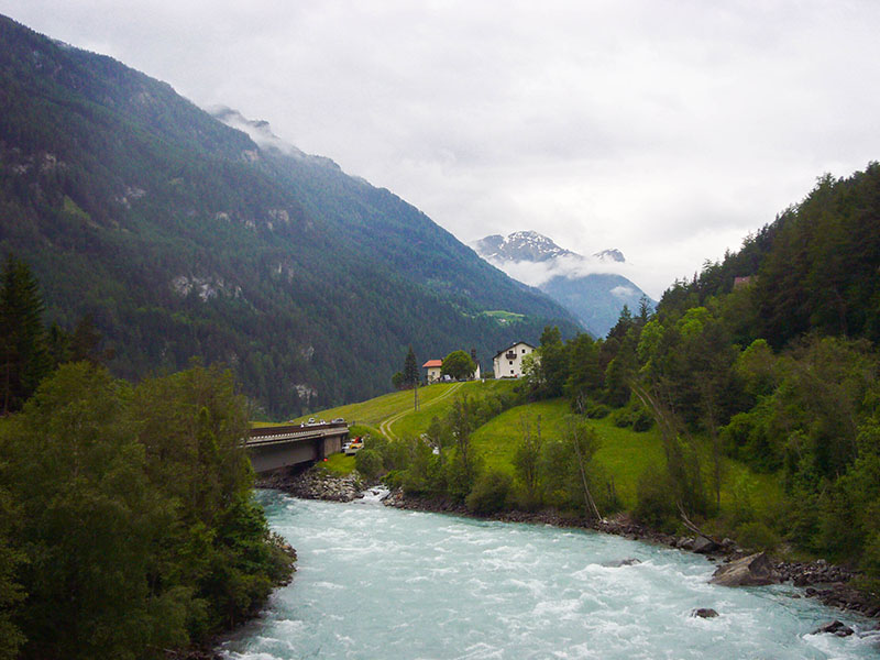Brücke über den Inn - also quasi "Innsbruck" ;-)