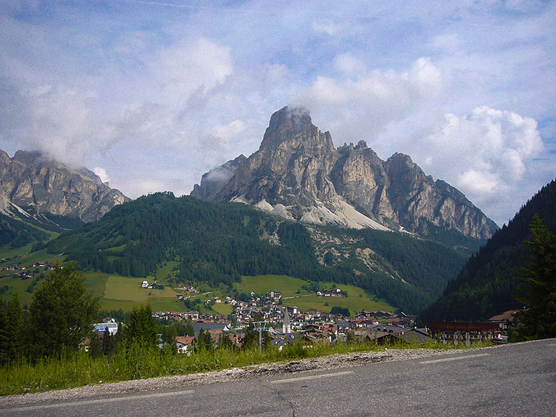 Blick über Corvara