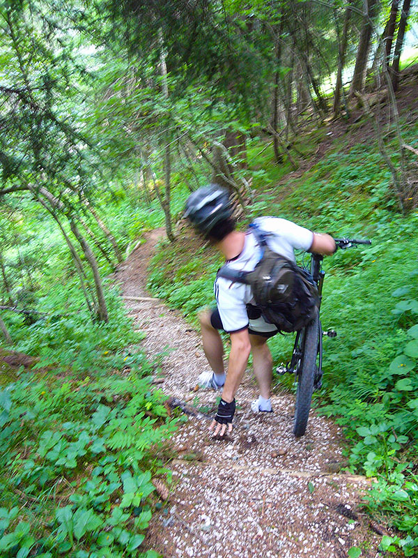 ... und der Boden schlüpfriger