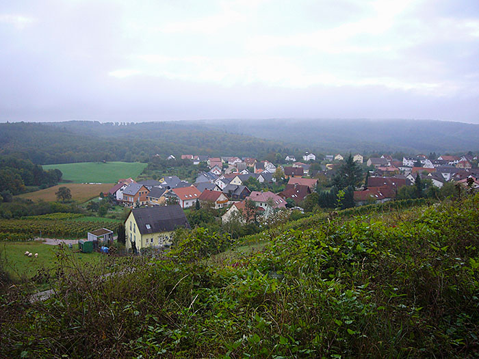 Blick über die Nebelbank