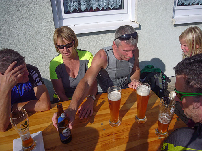 Nach der Tour müssen die Reserven wieder aufgefüllt werden ;-)