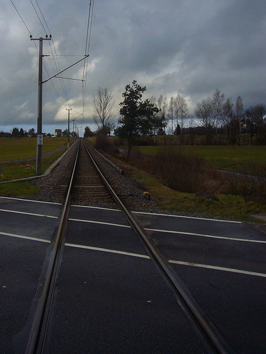 Gleis in die Ferne