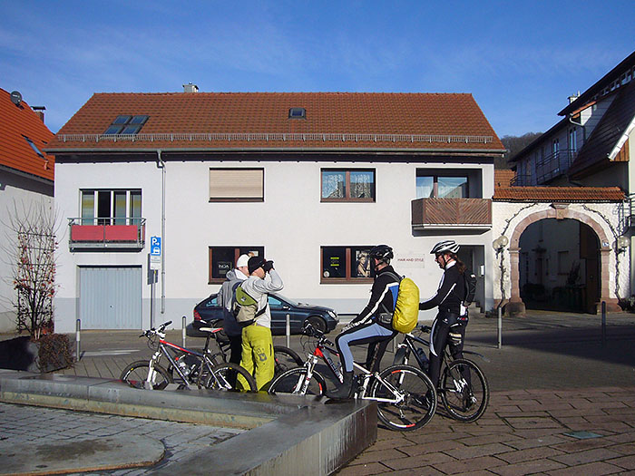 In Nußloch fangen die Steigungen an