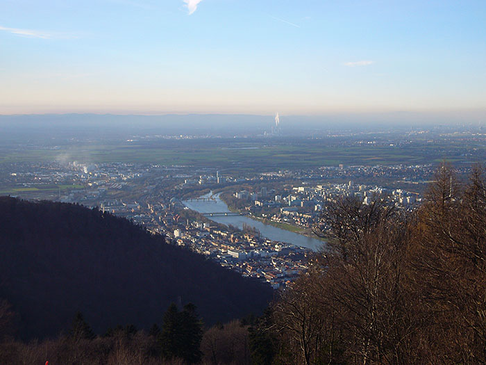 Endlich auf dem Königstuhl oben ...