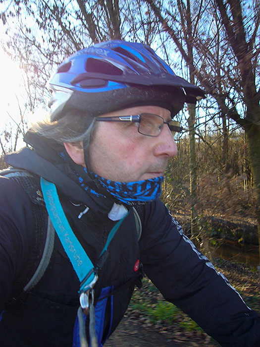 Mal wieder ein Selbstportrait, damit ich weiß, dass ich auch gefahren bin ;-)