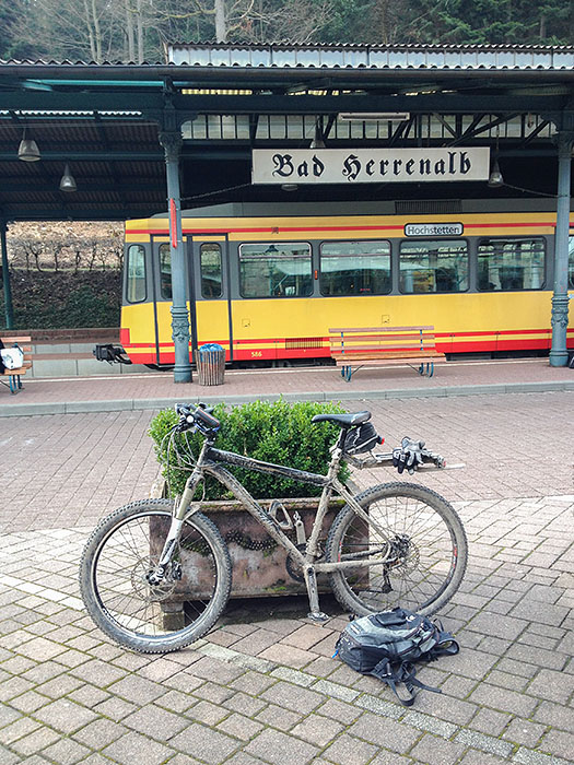 Beweisfoto für Steffen, nein, ich bin nicht mit der Bahn hingefahren ;-)