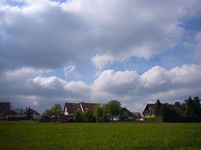 Über Rotensol ziehen sich die Wolken zusammen :-(