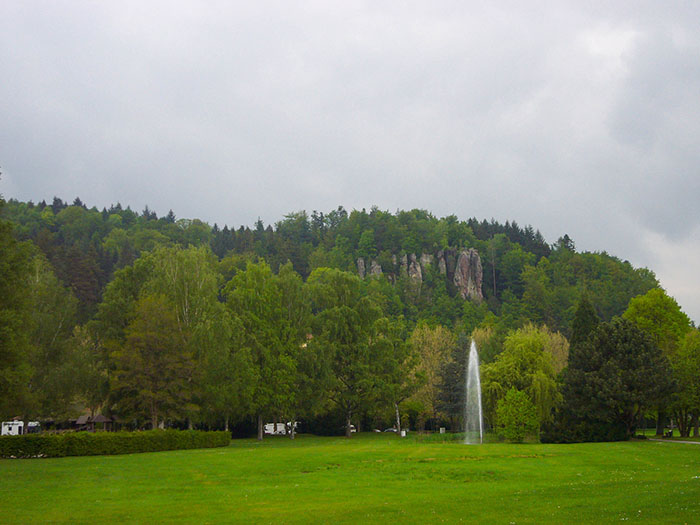 Im Kurpark von BH