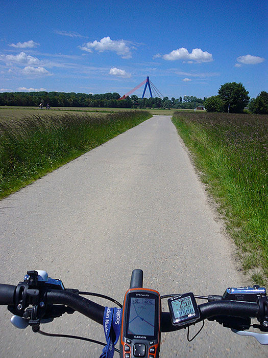 Die Rheinbrücke bei Speyer