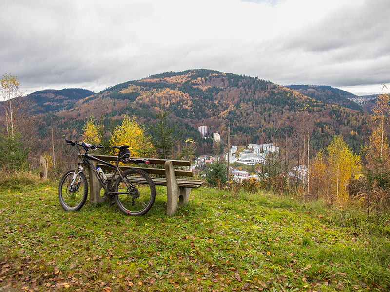 Hoch über Bad Herrenalb ...