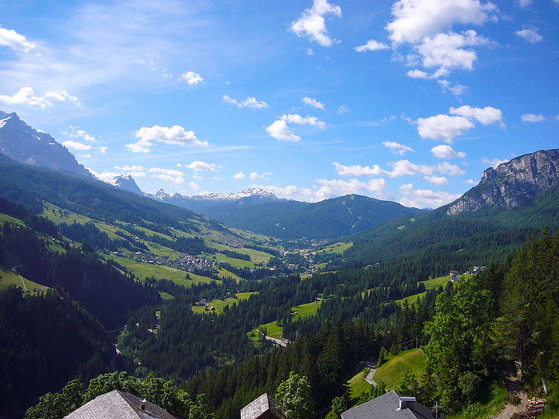 Blick ins Gadertal