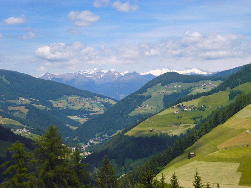 ... über's Gadertal Richtung Bruneck