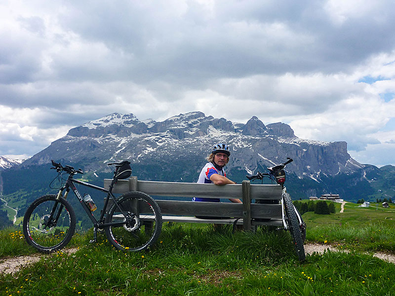 Kurze Rast mit schönem Ausblick