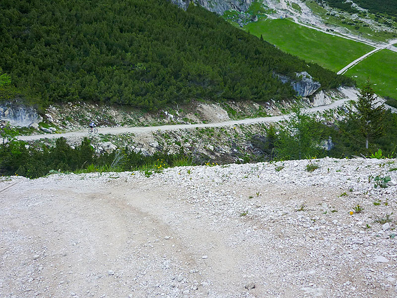 Abfahrt ins Tal und zurück zur Unterkunft  ...