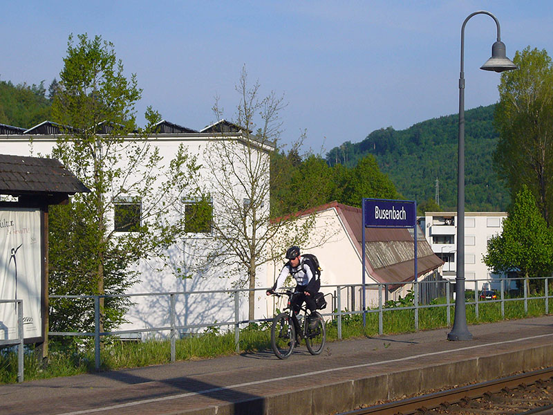 Reini kommt zum Treffpunkt