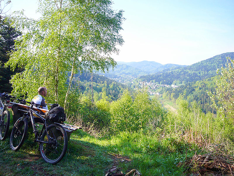 Ausblick auf Bad Herrenalb