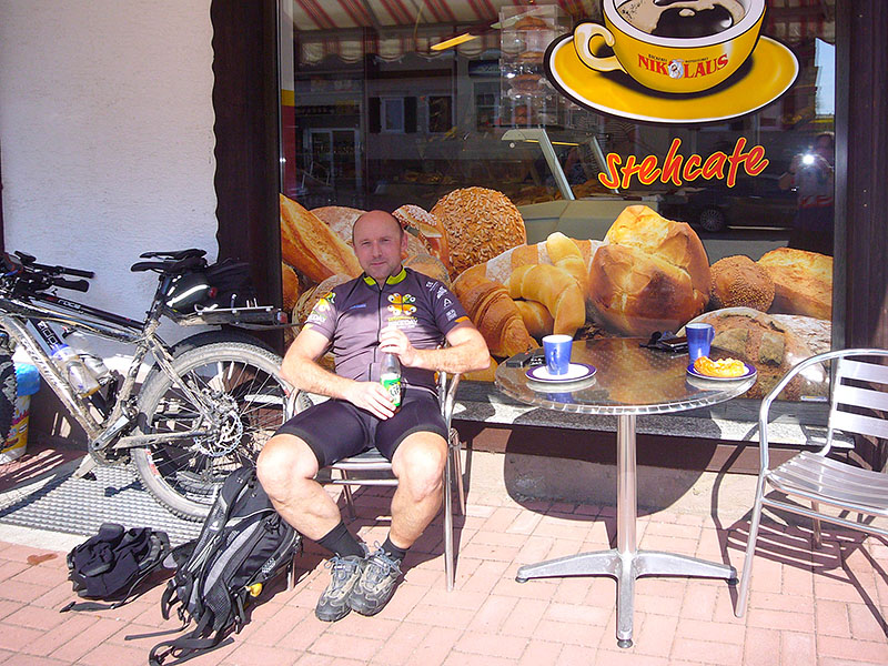 Erste Pause in Dobel